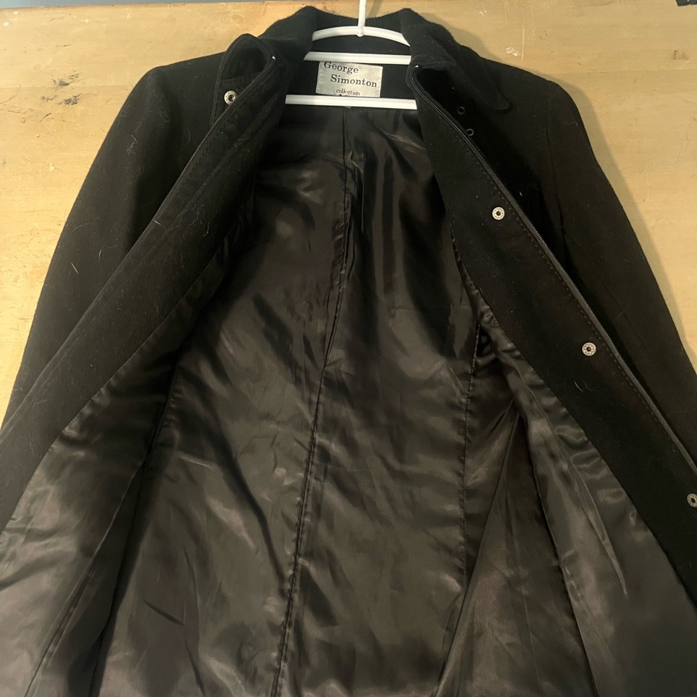 George Simonton Black Military Field Jacket - Picture 2 of 4